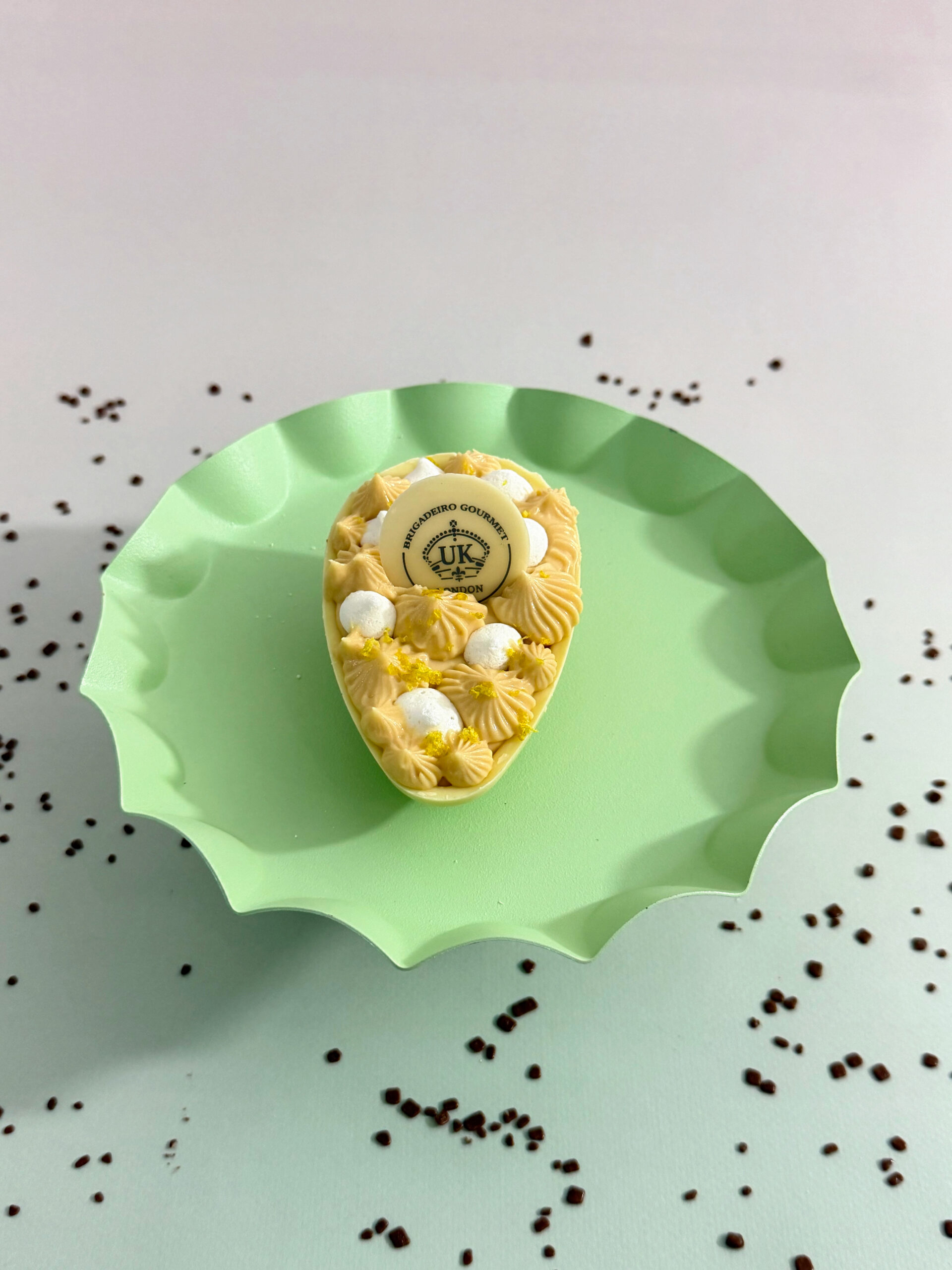 easter belgian white chocolate eggshel